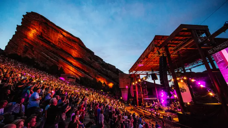 privat transportation to Red Rocks Amphitheatre for private concert from Denver