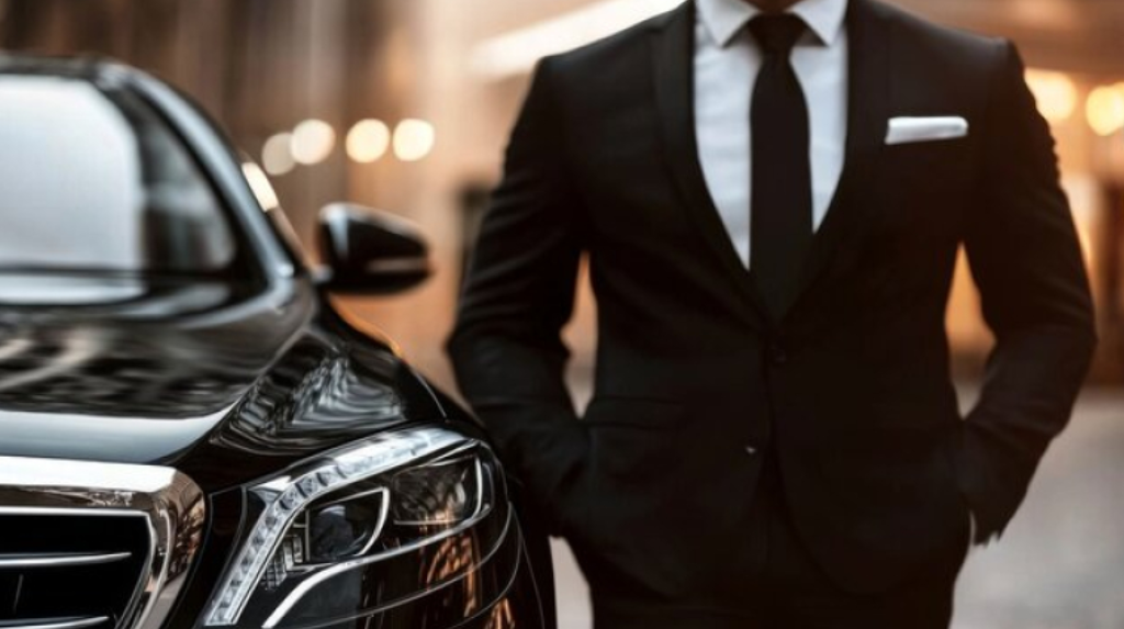 Luxury car service from Denver Airport to Colorado Springs with professional chauffeur